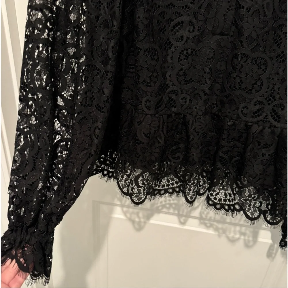 NWT Lilly Pulitzer NWT Jacelynne Lace Top
Onyx Two Tone Carnival Lace - Picture 6 of 10